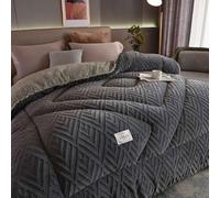 Couette Tres Chaude Couverture Polaire Edredon Gonflant Duvet Doux Respirante Couette Lourde Et Chaude Couverture Hiver 1/2 Personnes Couettes(#8,220x240cm/5kg)