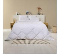 Bleu Calin Couette Hivernale - Très Chaude et Gonflante - Enveloppe 100% Coton - 220x240cm