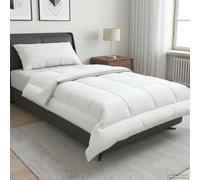 Couette TRIER Blanc 100% laine australienne Linge de lit Couvre-lit vidaXL vidaX
