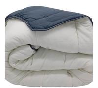 Couette ultra chaude Gris Anthracite/Beige - 2 personnes 240 x 260 - Spécial Hiver - MORTREUX