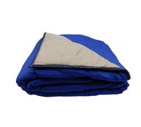 Couette ultra légère bleu limoges / taupe - 2 personnes 220 x 240 - spécial été - mortreux
