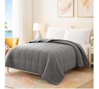 Couette ultra-légère microfibre 240 x 260 cm| 100 g/m² | Anti-transpiration | Thermorégulatrice | Lavable en machine