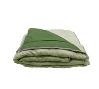 Couette ultra légère Vert clair / Vert foncé - 2 personnes 220 x 240 - spécial été - mortreux