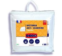 DODO Couette tempérée 300gr/m² anti-acarians VICTORIA 240x260 cm blanc Blanc G