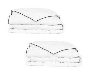 Couette - vidaXL - 132887 - 140 x 200 cm - Duvet et plume de canard - Lavable en machine
