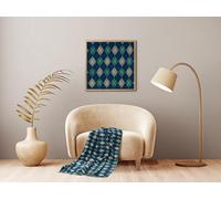 COUETTES ET CETERA Plaid Polaire - JETÉ DE CANAPÉ 125 X 150 CM - Borgo/Jacquard