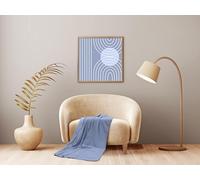 COUETTES ET CETERA Plaid Polaire - JETÉ DE CANAPÉ 125 X 150 CM - Ciel