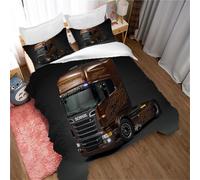 Couettes Et Parures De Lit D Camion Lourd Rouge - Xcm Total Tailles Avec Taie D'oreiller, D Literie - Housse De Couette, Trois Pi¿¿Ces Literie ( Hous