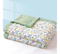 Couettes Fines et Fraîches Couette d'Été Lavable, pour Lit Simple/Double/Canapé/Couverture de Sieste/Couette de Dortoir Étudiant/Nuits Chaudes, Coton Intérieur Extérieur,H,180X220cm