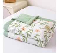 Couettes Fines et Fraîches Couette d'Été Lavable, pour Lit Simple/Double/Canapé/Couverture de Sieste/Couette de Dortoir Étudiant/Nuits Chaudes, Coton Intérieur Extérieur,L,150X200cm