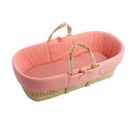 Couffin bébé en fibres naturelles avec habillage tissu - ESMEE