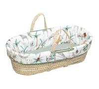 Couffin bébé avec matelas habillage et drap housse safari safari, vert, gris, blanc TU