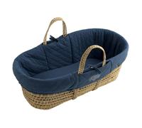 Couffin bébé en fibres naturelles avec habillage tissu - PETIT NUAGE
