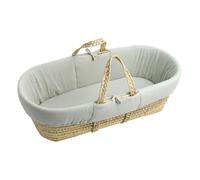 Couffin bébé en fibres naturelles avec habillage tissu - PROMENONS NOUS