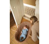 ENVIE DE FRAISE Couffin Transport Bébé avec Matelas et Housse Léopard TU