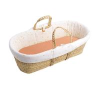 Sauthon Couffin bébé Sunlight Avec matelas et habillage coton 0-4 mois Blanc / Terra cotta