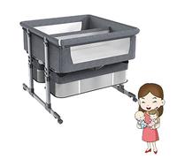 Couffin de lit pour bébé, berceau de chevet portable pour jumeaux, lit de voyage pliable avec housse amovible, design sûr et confortable
