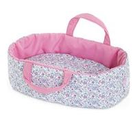 Couffin Floral pour poupon 30 cm Rose
