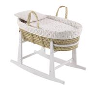 Couffin matelasse + support en bois beige TU