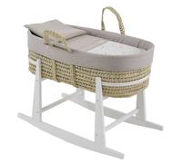 Couffin matelasse + support en bois beige/white TU