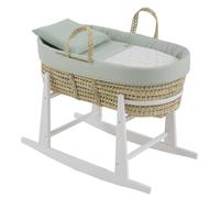 Couffin matelasse + support en bois green/white TU