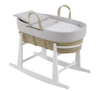 Couffin matelasse + support en bois grey/white TU