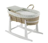 Couffin matelasse + support en bois mint TU