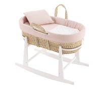 Couffin Matelasse + Support En Bois Rose TU