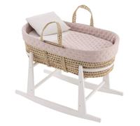 Couffin Matelasse + Support En Bois Rose TU