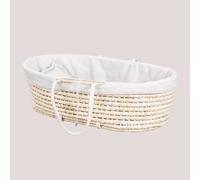 Couffin Moïse En Rotin Matelassé Fabian Couleurs Naturelles Multicolore