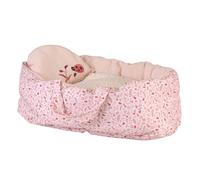 Couffin poupée - Egmont Toys - Coccinelle - 40 cm - Tissu fleuri - Lavable 30°C