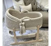 Couffin prêt à l’Emploi, Panier, couffin moïse Moise ou Panier bébé sur Commande Fait Main en Corde - Jouet Artisanal et déco pour Chambre d’Enfant Chaque création est réalisée à la Main avec Soin.