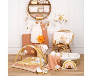 Couffin souple en fibres naturelles de palmier Sunlight