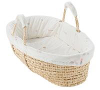 Noukies – Couffin en Veloudoux® Bali Moka & Snow – ecru