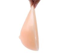COUGA Mammaires auto-adhésives en silicone - Inserts de soutien-gorge en forme de goutte de faux seins pour transgenre, mastectomie et cosplay, travesti,Nude,150g/piece