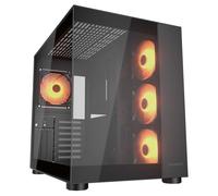 Cougar Gaming – Boîtier PC FV150RGB – Mini-ITX/Micro-ATX/ATX, Double chambre, GPU 400 mm, ARGB(Noir)
