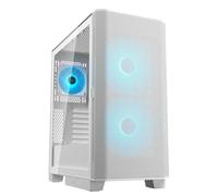 COUGAR AIRFACE FLOW, boîtier de tour moyenne, maximum 10 ventilateurs, 2 ventilateurs ARGB PWM avant de 180 mm, prend en charge jusqu'à 360 mm AIO, refroidisseur d'air de 190 mm, filtre à poussière à