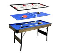 Cougar All-in-One 3-in-1 Table Multi Jeux, aspect Bois | Table de jeu multi-fonctions, Air-Hockey, Ping-Pong| Multigame