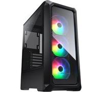 Cougar Archon 2 RGB - Mid tower - ATX - panneau latéral fenêtré (verre trempé) - pas d'alimentation (ATX) - noir - USB/Audio G