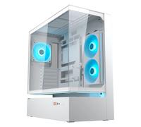 COUGAR Boîtier Midi-Tower CFV235 ARGB En Verre Blanc