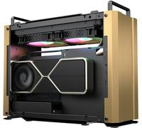 COUGAR Boîtier Mini-ITX DUST 2, Millitary Style, poignées de transport incluses, sable du désert