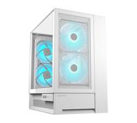 COUGAR Boîtier Tour Midi-Tower OmnyX ARGB Blanc, Micro Intégré, Jack Casque