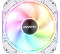 COUGAR GAMING | VENTILATEUR GAMING | APOLAR120RGBWHITE - Ventilateur modulaire - Maîtrise du refroidissement - Q-Stop - Roulements hydrodynamiques - Flux silencieux