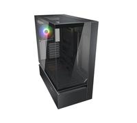 COUGAR CFV235 ES, tour moyenne ATX, boîtier CEB, GPU de 430 mm, ventilateurs ARGB PWM pré-installés de 120 mm, accès au flux d'air à 270°, filtre à poussière, double filtration magnétique, gestion des