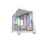 COUGAR CGR-2QA6W-RGB Mini Tower blanca - cristal templado y RGB para gaming