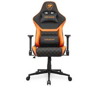 COUGAR CGR-A2F Siège de jeu universel Siège capitonné Noir et Orange