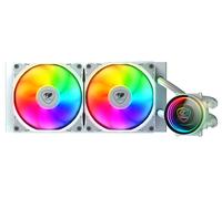 COUGAR CGR-PSDELRGB-W-240 Boitier PC Refroidisseur de liquide tout-en-un Blanc