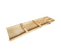 COUGAR Dutch Shuffleboard Classique Compétition en Bois Marron | Jeu avec 30 Palets, Taille Tournoi, 2 Parties Détachables, 1 à 4 Joueurs