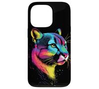 Cougar Fauve Lion de Montagne Pumas Panthère Douce Puma Coque pour iPhone 13 Pro