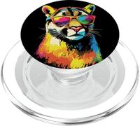 Cougar Fauve Lion de Montagne Pumas Panthère Douce Puma PopSockets PopGrip pour MagSafe